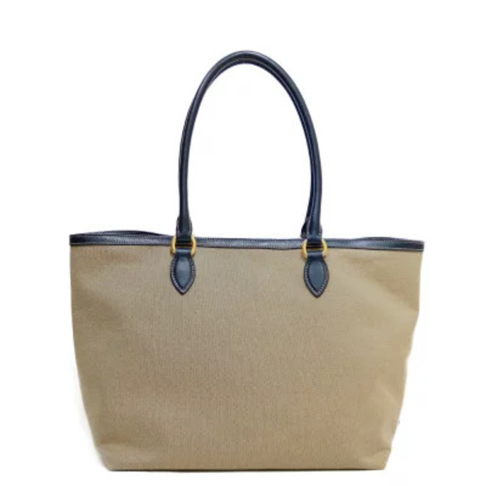 Prada Tote Bag Canvas Brown Shoulder - Picture 3 of 8